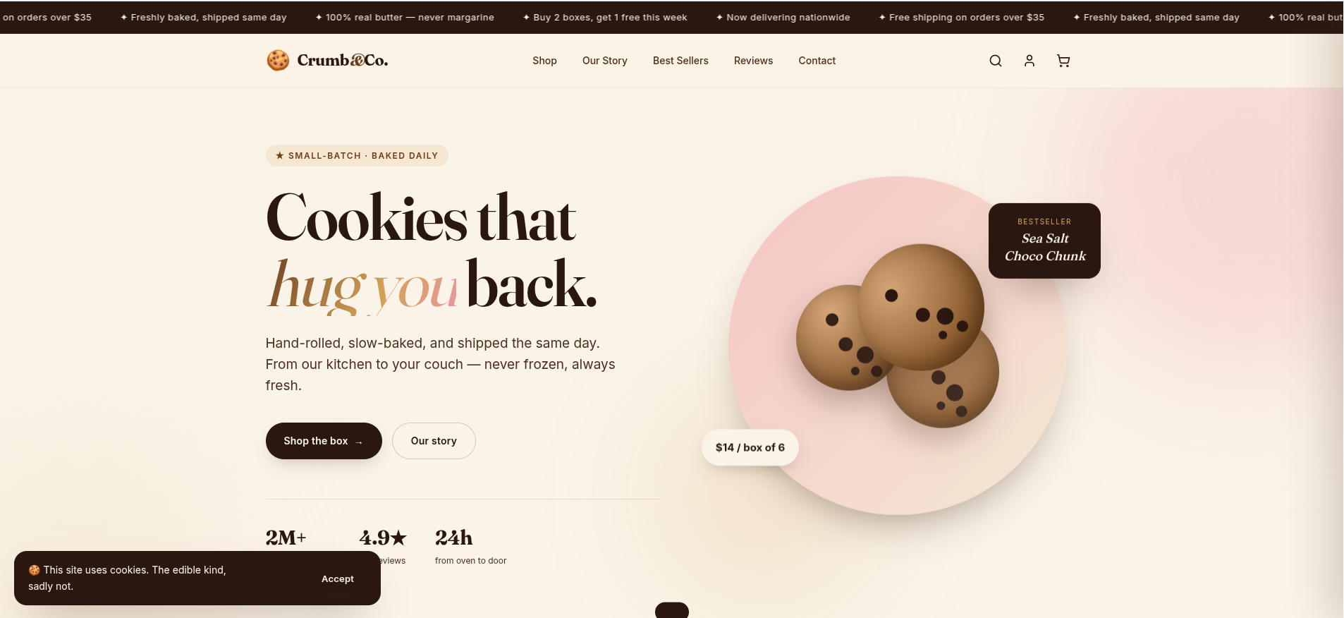 Crumb & Co. — Handcrafted Cookies